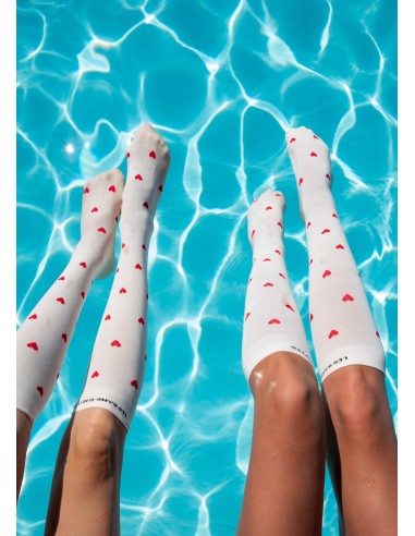 Chaussettes de contention COEURS - Les Sans-calottes