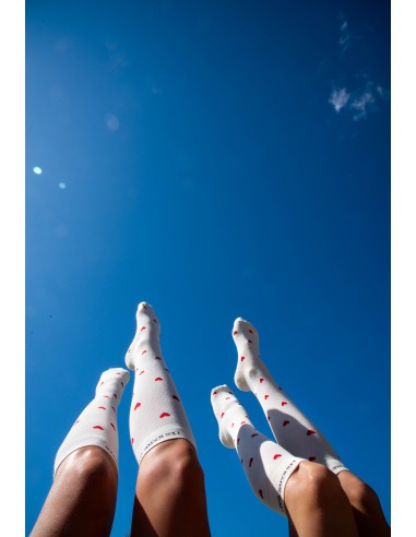 Chaussettes de contention COEURS - Les Sans-calottes