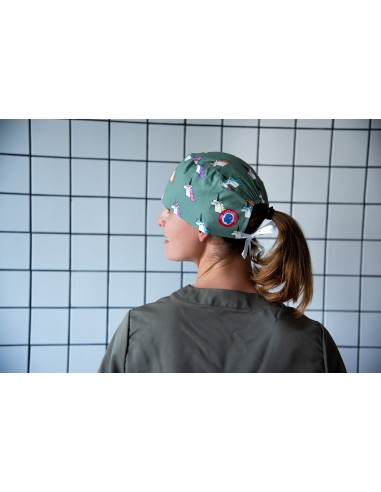 Calot classique Licornes kaki - Les Sans-calottes