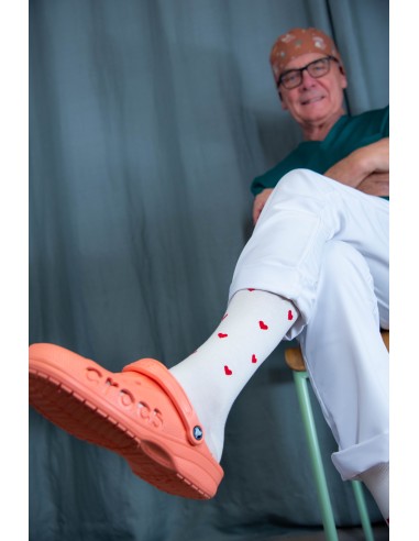 Chaussettes de contention COEURS - Les Sans-calottes