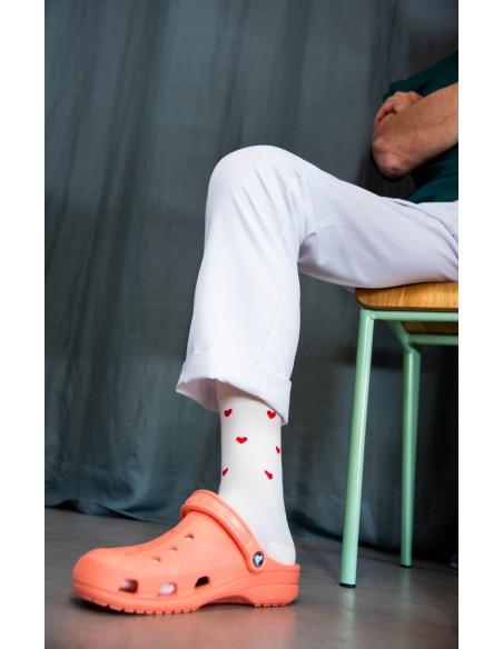 Chaussettes de contention COEURS - Les Sans-calottes