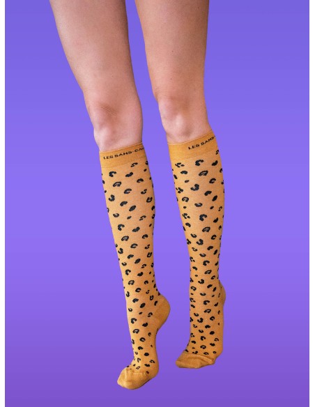 Chaussettes de contention LÉOPARD - Les Sans-calottes