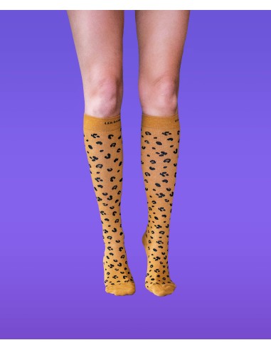 Chaussettes de contention LÉOPARD - Les Sans-calottes