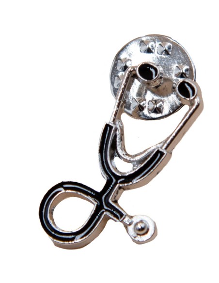 Pin's Stétho noir - Les Sans-calottes