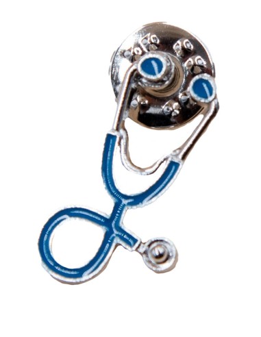 Pin's Stétho bleu - Les Sans-calottes
