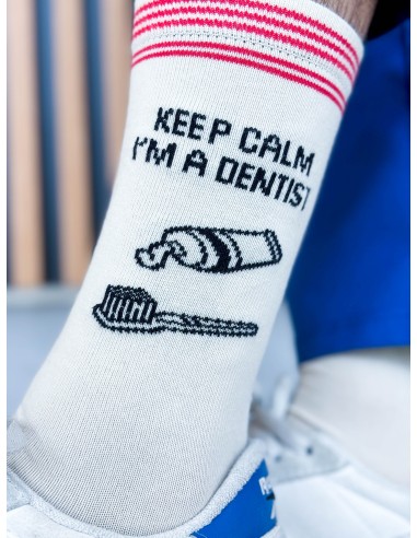 Chaussettes Keep calm i'm a Dentist - Les Sans-calottes