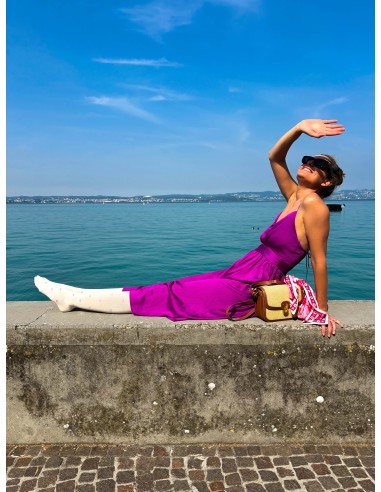 Chaussettes de contention COEURS LILAS - Les Sans-calottes