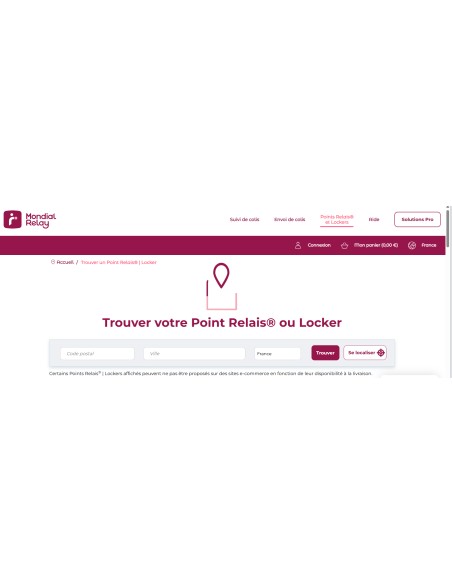 Frais de port : Expédition de votre colis dans un point relais Mond...