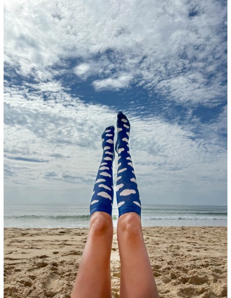 Chaussettes de contention NUAGES - Les Sans-calottes
