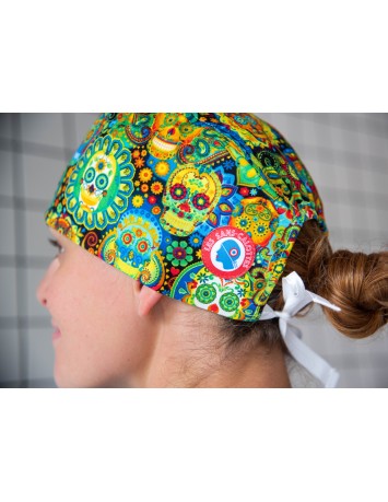 Calot Classique Calaveras fluo - Les Sans-calottes 2