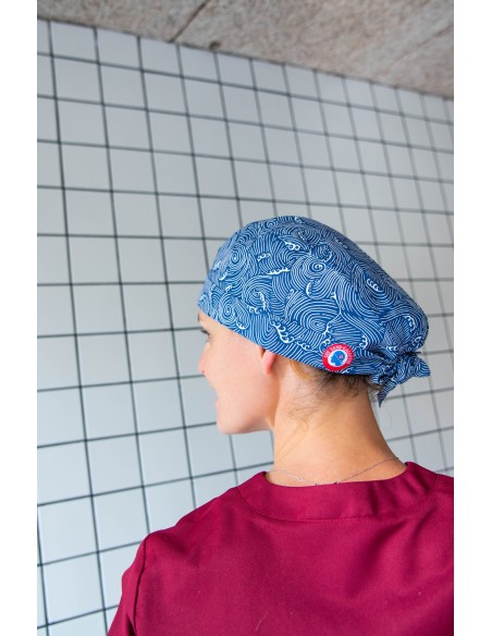 Calot couvrant Taapuna bleu marine - Les Sans-calottes