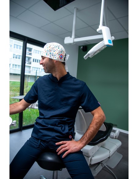 Calot classique Oncle Drosselmeyer, blanc