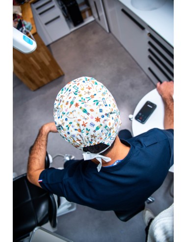 Calot classique Oncle Drosselmeyer, blanc