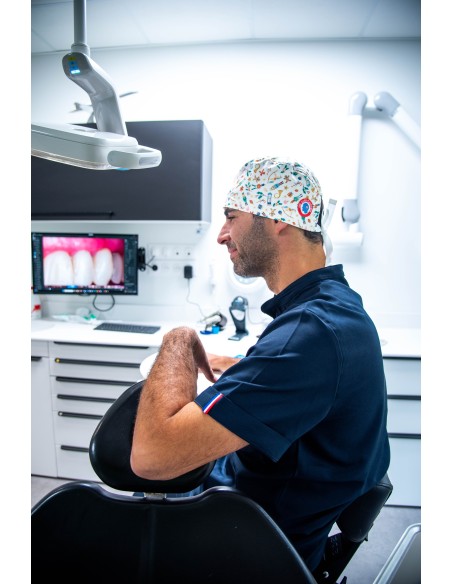 Calot classique Oncle Drosselmeyer, blanc