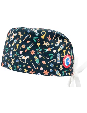 Calot classique Oncle Drosselmeyer, bleu marine