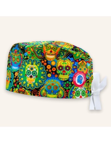 Calot Classique Calaveras fluo - Les Sans-calottes