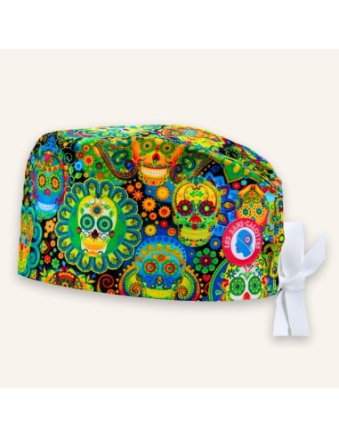 Calot Classique Calaveras fluo - Les Sans-calottes