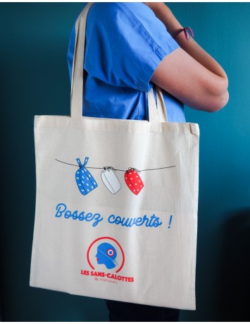 Tote Bag Bossez couverts ! - Les Sans-calottes 2