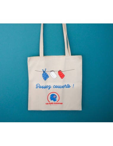 Tote Bag Bossez couverts ! - Les Sans-calottes
