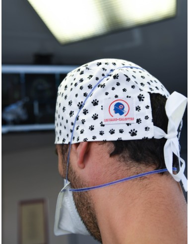 Calot classique Les Papattes blanc - Les Sans-calottes