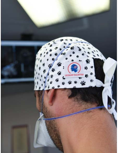 Calot classique Les Papattes blanc - Les Sans-calottes