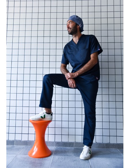 Tunique en polycoton Pierre - Les Sans-calottes